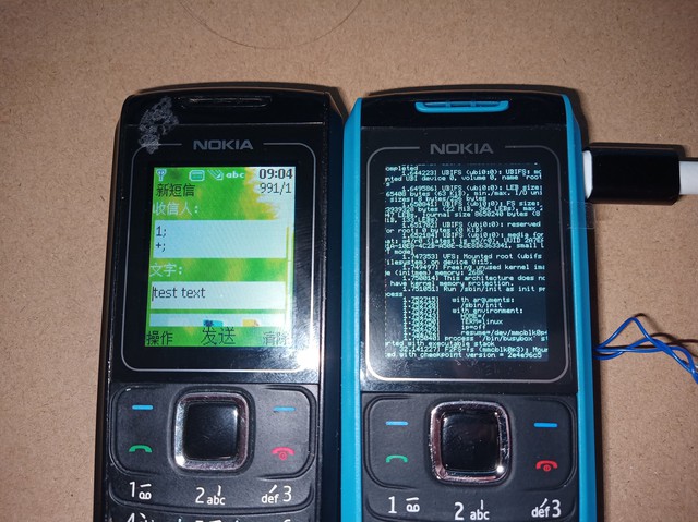 Passionate about hardware, hackers turn Nokia 1680 feature phones into Linux computers - Photo 3.